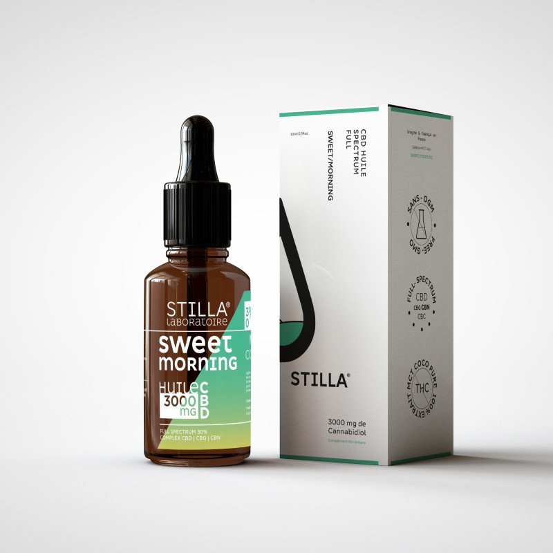 huile-cbd-30-sweetmorning-3000mg-spectre-complet Huile CBD 30%