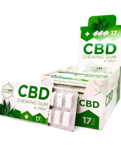 Chewing gum cbd chanvre